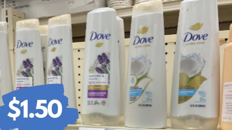 $1.50 Dove Shampoo & Conditioner