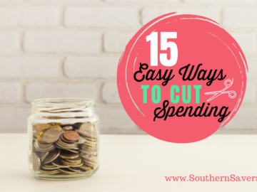 15 Easy Ways to Cut Spending