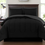 Mainstays Black 8-Piece Bed in a Bag Comforter Set only $25!