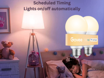 2-Pack Govee LED WiFi Smart Light Bulbs $8.50 (Reg. $17) – 5K+ FAB Ratings! $4.25/Bulb – Compatible with Alexa and Google Assistant