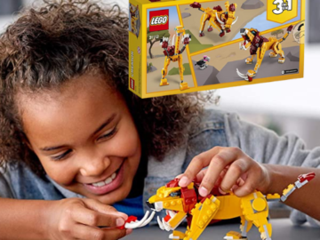 LEGO 224-Piece Creator 3-in-1 Wild Lion Building Kit $10.49 (Reg. $15)