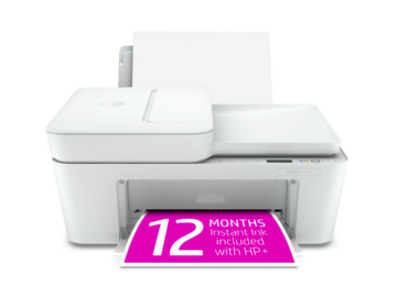 HP DeskJet All-in-One Wireless Color Inkjet Printer + 12 Months Instant Ink only $69 shipped (Reg. $120!)
