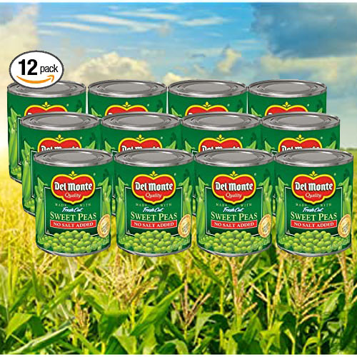 12-Pack Del Monte Canned Fresh Cut Sweet Peas as low as $9.19 Shipped Free (Reg. $12.29) – $0.77/8.5-Ounce Can, No Salt Added