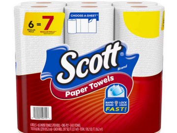 *HOT* Scott Paper Towels AND Comfort Plus Toilet Paper only $2.75 each at Walgreens!