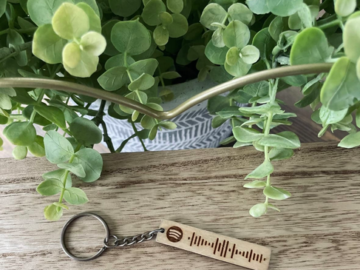 Personalized Valentine’s Day Spotify Code Keychain only $9.99 shipped!