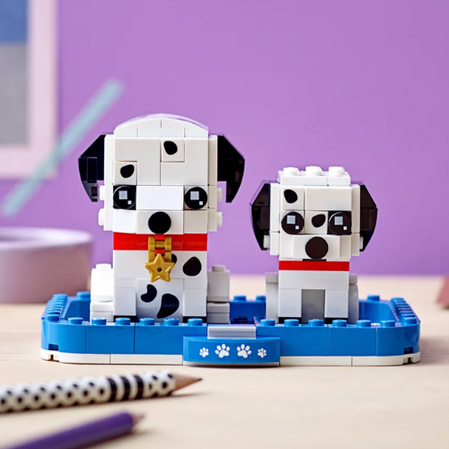 LEGO Exclusives BrickHeadz: 252-Piece Dalmatian Building Set $10.49 (Reg. $15) + More Dog & Puppy Set