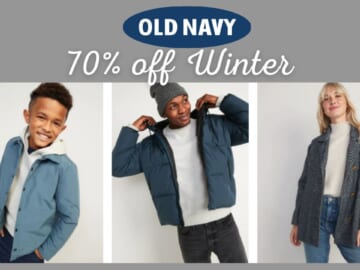 Old Navy | 70% off Winter Family Favorites