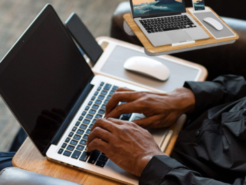 Portable Lap Desk with Mouse Pad and Phone Holder $30 Shipped Free (Reg. $40) – 43K+ FAB Ratings! – Fits up to 15.6 Inch Laptops