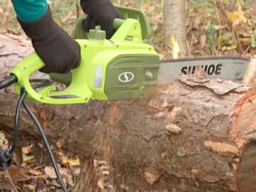 14-Inch Sun Joe Tree Limb Master Electric Handheld Chainsaw $39 Shipped Free (Reg. $50) + More Saw Kit