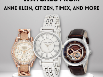 Watches from Anne Klein, Citizen, Timex, and more from $24.66 (Reg. $30.15) – FAB Gift Idea!