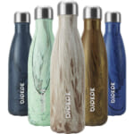 17-Ounce Stainless Steel Insulated Water Bottle (Wood-Yellow Gray) $7.65 (Reg. $10.59) – FAB Ratings!