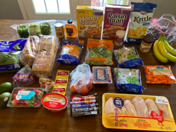 Gretchen’s $145 Grocery Shopping Trip and Weekly Menu Plan for 6 (Sam’s Shopping Stock Up Included!)