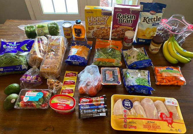 Gretchen’s $145 Grocery Shopping Trip and Weekly Menu Plan for 6 (Sam’s Shopping Stock Up Included!)