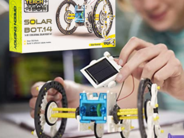 Teach Tech 14-in-1 Transforming Solar Robot Kit $16 (Reg. $40) – 1.2K+ FAB Ratings!