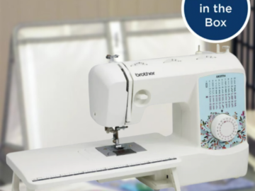 Brother Sewing And Quilting Machine $159.99 Shipped Free (Reg. $249) – With 37 Built-In Stitches Wide Table 8 Included Sewing Feet