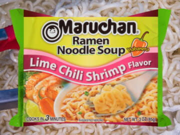 FOUR 24-Pack Boxes Maruchan Ramen, Lime Chili Shrimp Flavor as low as $5.20 PER BOX (Reg. $19.56) + Free Shipping – $0.22/ Pack + Buy 4, save 5%, Cooks in 3 minutes!