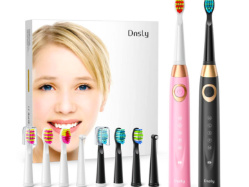 Kid’s Rechargeable  Electric Toothbrush (2 Pack) with 10 Brush Heads only $22.19 shipped!