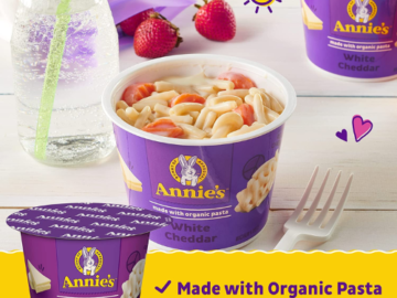 12-Pack Annie’s Microwave Mac & Cheese with Organic Pasta $15.96 (Reg. $22.56) – $1.33/ 2.01 Oz Cup – White Cheddar or Aged Cheddar