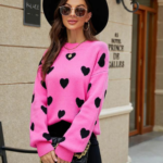 Love is in the air and it’s so easy to show your love with this Valentine’s Day Heart Pattern Knitwear Sweater for just $22.03 After Code (Reg. $33.90)