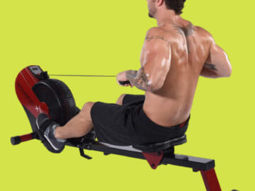 Today Only! Stamina ATS Air Rower Foldable Rowing Machine with LCD Monitor $179.99 Shipped Free (Reg. $299) – 2 Colors! With Dynamic Air Resistance