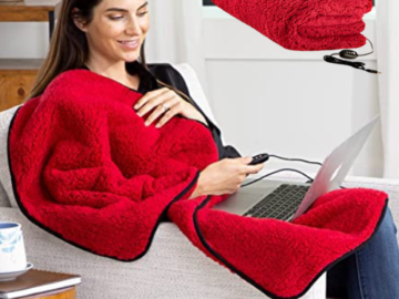 2-Pack Stalwart USB-Powered Sherpa Heated Throw Blankets $23 (Reg. $50) – $11.50/Blanket