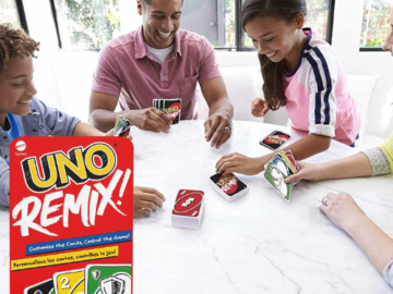 112-Piece UNO Remix Customizable Matching Card Game $4.24 (Reg. $13) – LOWEST PRICE