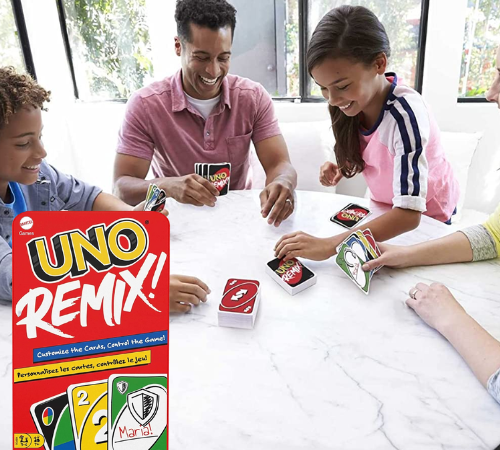 112-Piece UNO Remix Customizable Matching Card Game $4.24 (Reg. $13) – LOWEST PRICE