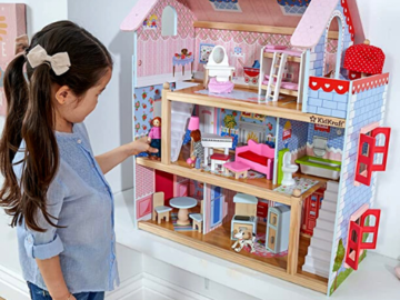 KidKraft Chelsea Doll Cottage Wooden Dollhouse with 16 Accessories $41.02 Shipped Free (Reg. $70.48) – For 5-Inch Dolls