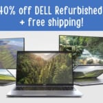 Dell Refurbished |  40% off $400+ Purchase