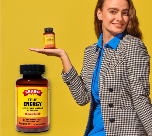 Today Only! 90-Count Bragg Apple Cider Vinegar True Energy Capsules $15.99 (Reg. $19.99) – Non-GMO, Vegan, Gluten Free, No Sugar, 18¢/capsules!