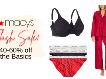 Macy’s Flash Sale – 40-60% Off Bras & Panties