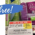 FREE Poise Pads & Liners with Stacking Deals