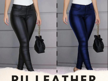 You will love the feeling of comfort and style this PU Leather Casual Pencil Pants for just $14.29 After Code (Reg. $21.98) – 3 Colors Available!