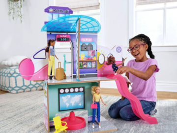 KidKraft 2-in-1 Wooden Airport & Jet Plane Doll Play Set $38.98 Shipped Free (Reg. $60) – Includes 15+ Accessories