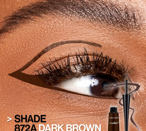 FOUR wet n wild MegaLiner Dark Brown Liquid Eyeliner as low as $0.63 EACH Shipped Free (Reg. $4.29) – LOWEST PRICE + Buy 4, Save 5%