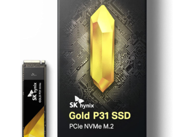 Today Only! Gold P31 PCIe NVMe Gen3 M.2 2280 Internal SSD $45.59 Shipped Free (Reg. $69.99) – FAB Ratings!