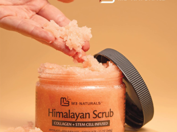 Today Only! Himalayan Salt Foot and Body Scrub $14.65 After Coupon (Reg. $49.99) – for Acne Cellulite Deep Cleansing Scars Wrinkles Exfoliate and Moisturize Skin!