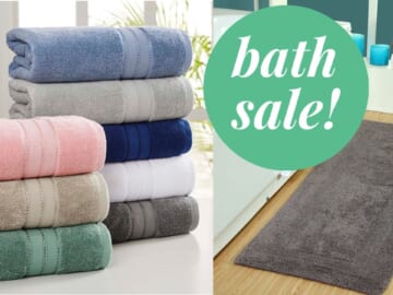 Towel Sets & Bath Mats For Less
