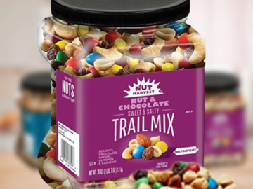 Nut Harvest Nut & Chocolate Mix, 39 Ounce Jar as low as $13.12 After Coupon (Reg. $20.18) + Free Shipping