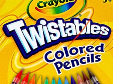 12-Count Crayola Twistables Assorted Colored Pencil Set $2.93 (Reg. $6) – 24¢ Each – LOWEST PRICE