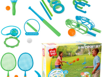 22-Piece Play Day 8-in-1 Combo Lawn Game Sport Set $16.88 (Reg. $24.82)