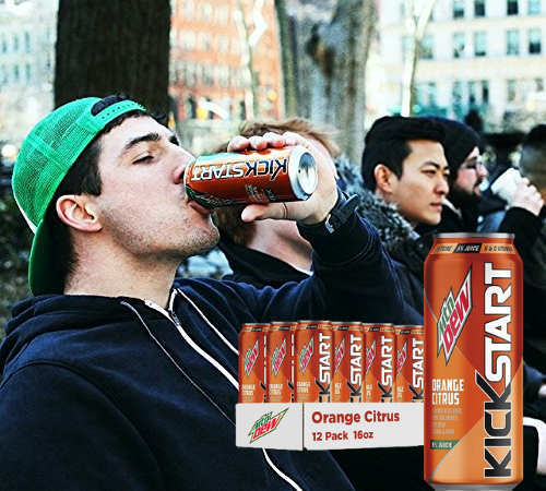 12-Pack Mountain Dew Kickstart Orange Citrus Caffeinated Juice Drink as low as $10.20 Shipped Free (Reg. $18) – 85¢/ 16 Oz Can