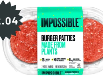 $2.04 Impossible Burger Patties at Publix (reg. $7.09)