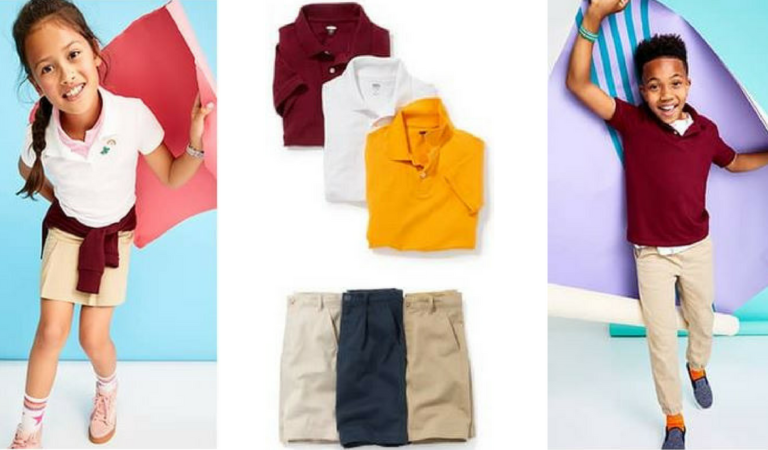 Old Navy | Kids School Uniforms Only $5 Today!