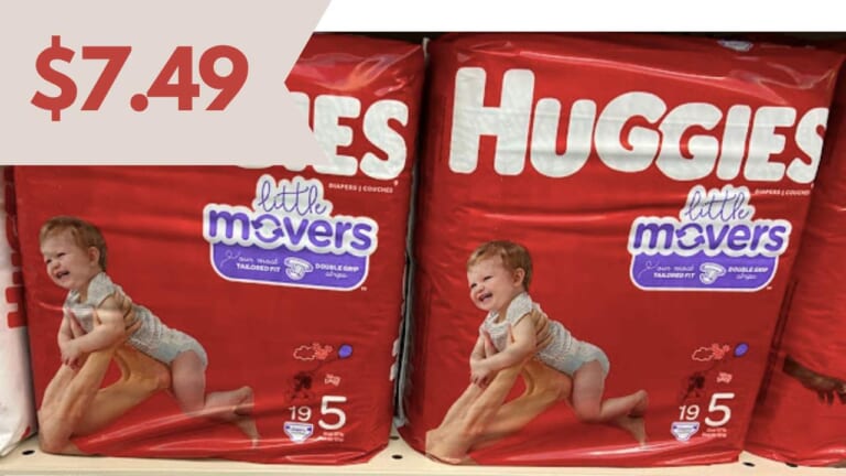 $7.49 Huggies Jumbo Pack Diapers | Kroger Mega Deal Ends 1/29