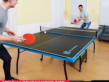 MD Sports Official Size Table Tennis Table with Accessories $159 Shipped Free (Reg. $300)