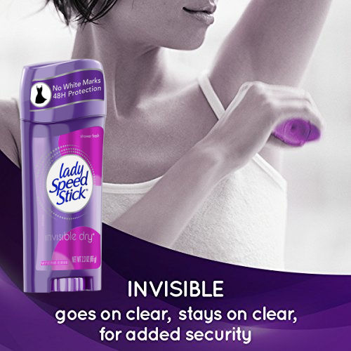 4-Pack Lady Speed Stick Invisible Dry Antiperspirant Deodorant (Shower Fresh) as low as $6.44 Shipped Free (Reg. $12.06) – $1.61/ 2.3-Oz Stick, 48 hour odor and wetness protection
