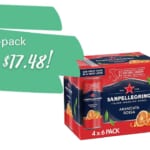 Sanpellegrino Italian Sparkling Drink 24-Pack $17.48