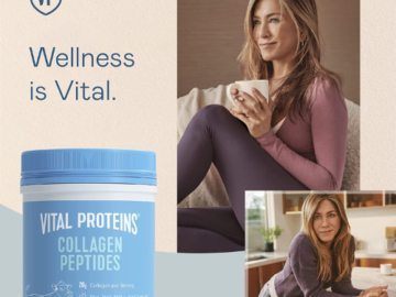 Today Only! Vital Proteins Collagen Peptides Powder 9.33oz $19.98 (Reg. $27) – Promotes Hair, Nail, Skin, Bone and Joint Health!