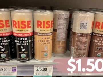 Get 5 FREE Rise Nitro Cold Brew Coffees for $1.50 Each